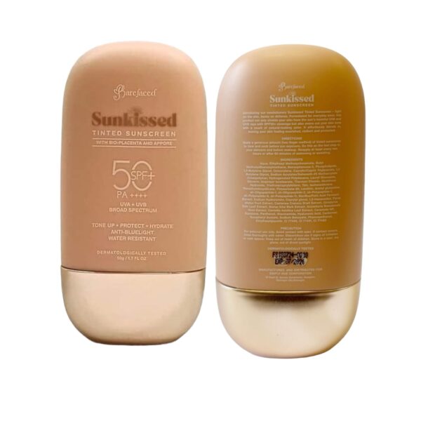 Barefaced Sunkissed TINTED Sunscreen SPF 50 PA++++, 50g - Image 3
