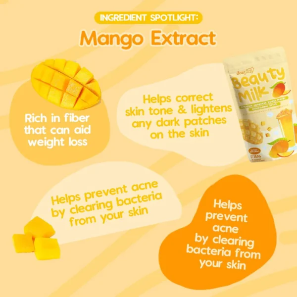 Beauty Milk - Premium Japanese Sweet Mango Antioxidant Drink - Image 3