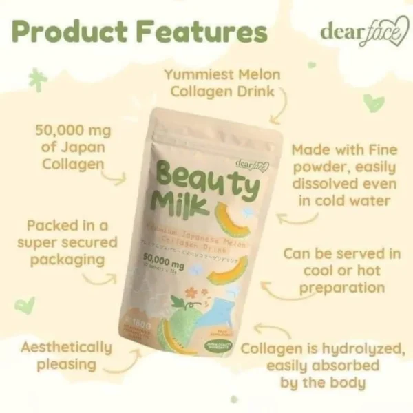 Beauty Milk - Premium Japanese Melon Collagen Drink - Image 6