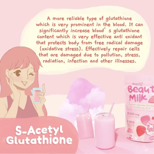 Beauty Milk - Premium Japanese Strawberry Glutathione Drink - Image 6