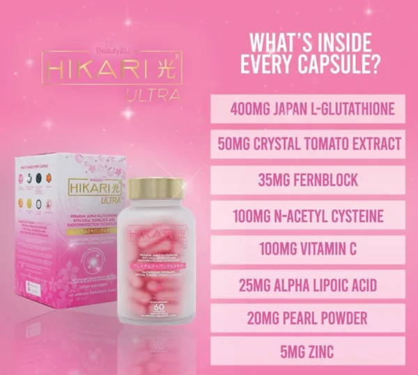 Hikari Glutathione Capsules - Image 7