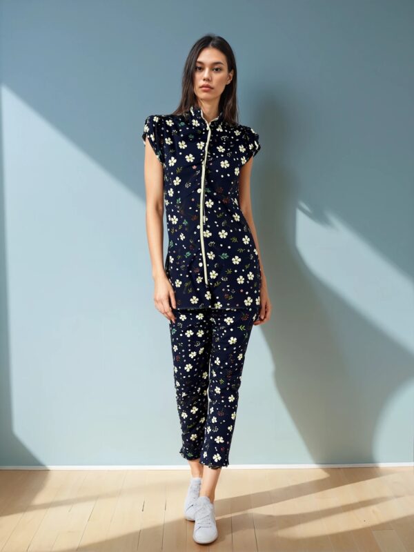 DIANA FLORAL PRINT LONG PAJAMAS