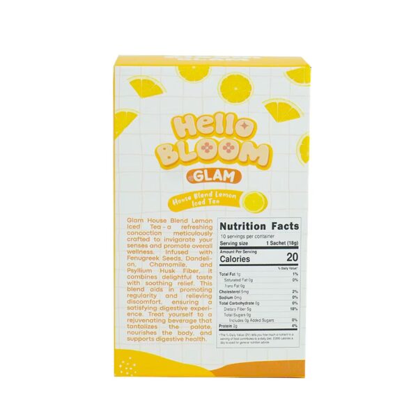 Hello Bloom Glam House Blend Lemon Iced Tea - Image 3