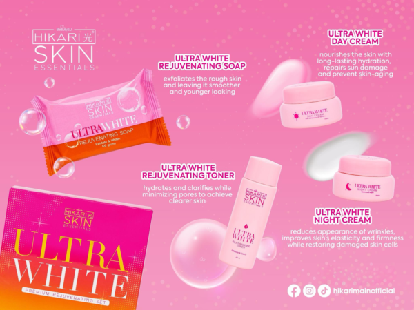 HIKARI SKIN ESSENTIALS Ultra White Premium Rejuvenating - Image 3