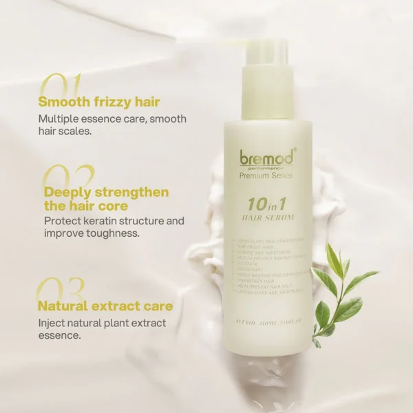 Bremod Performance Premium Series 10-in-1 Hair Cream Serum 210ml - Image 4